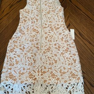 Cameo white lace dress